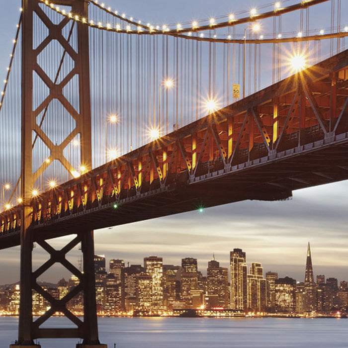 Papier Fototapete | Bay Bridge | Größe 368 x 254 cm