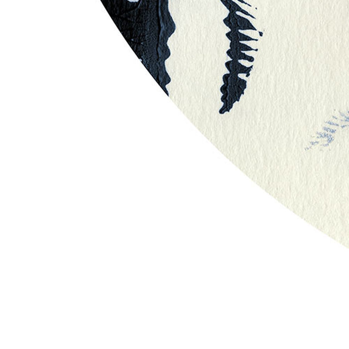 Selbstklebende Vlies Fototapete/Wandtattoo | Arty Blue | Größe 125 x 125 cm