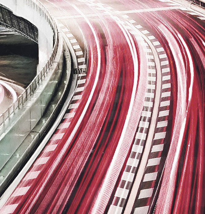 Vlies Fototapete | Speed Painting Panel | Größe 100 x 250 cm