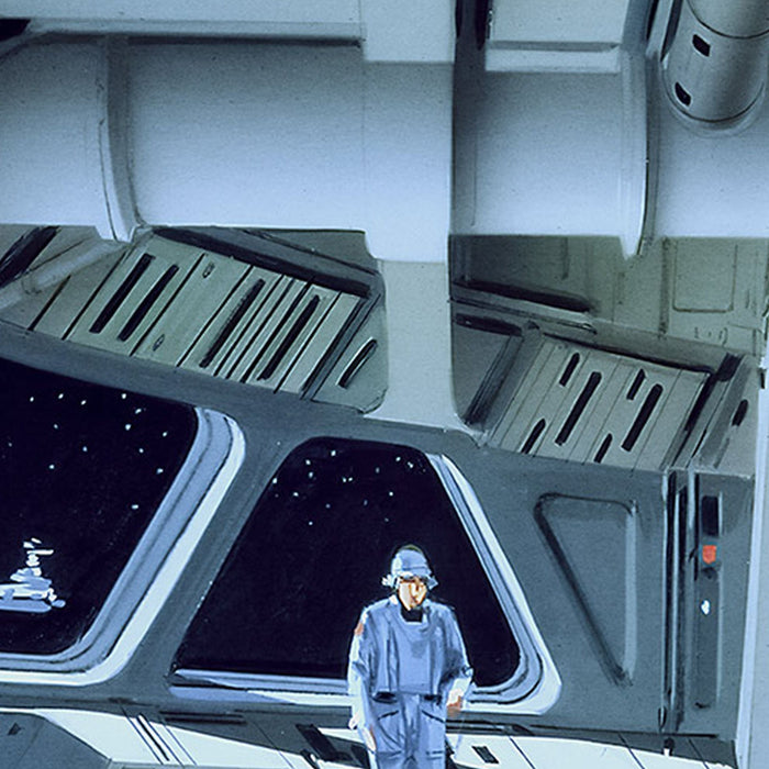 Vlies Fototapete | Star Wars Classic RMQ Stardestroyer Deck | Größe 500 x 250 cm