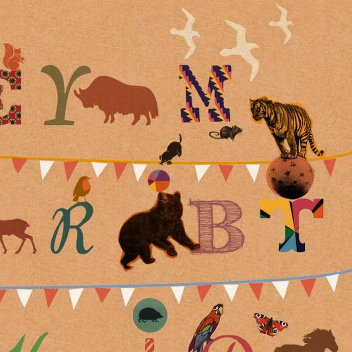 Vlies Fototapete | T wie Tiger | Größe 250 x 250 cm