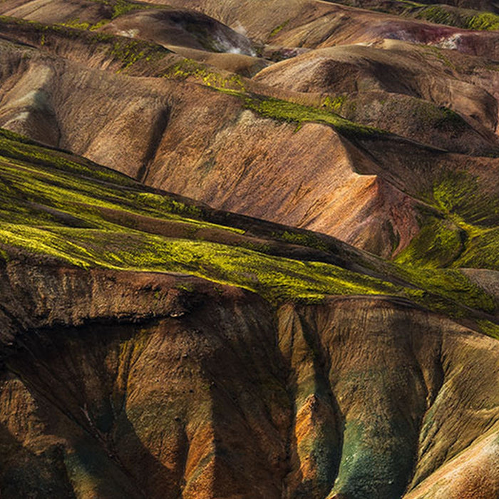 Vlies Fototapete | Shiny Mountains | Größe 400 x 250 cm