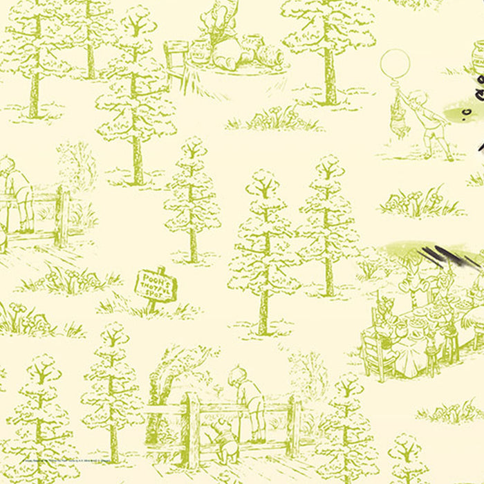 Vlies Fototapete | Winnie the Pooh in the wood | Größe 200 x 280 cm