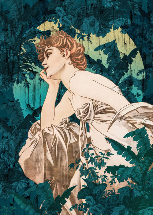 Vlies Fototapete | Songes Vert | Größe 200 x 280 cm