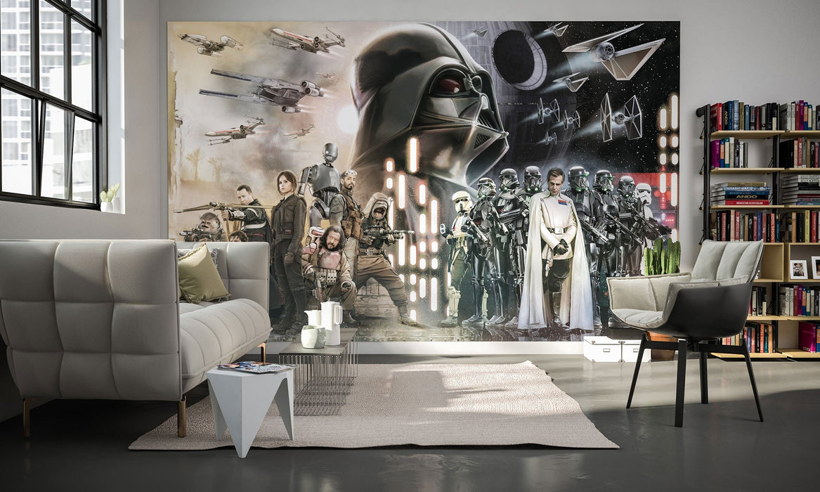 Vlies Fototapete | Star Wars Collage | Größe 400 x 250 cm