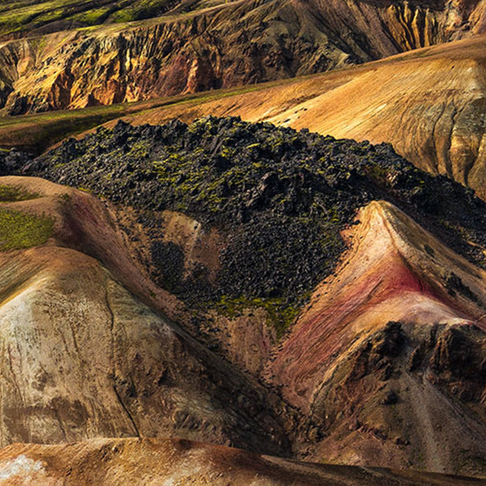 Vlies Fototapete | Shiny Mountains | Größe 400 x 250 cm