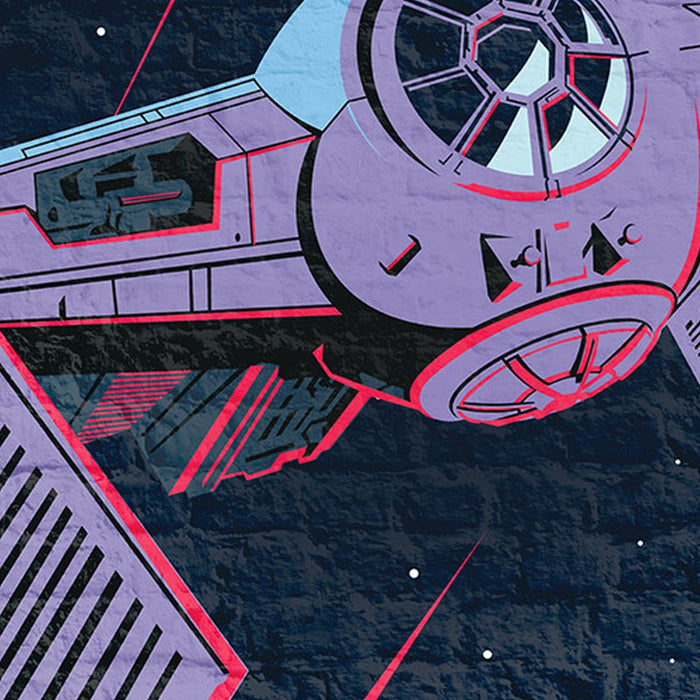 Vlies Fototapete | Star Wars Classic Concrete TIE|Fighter | Größe 200 x 280 cm