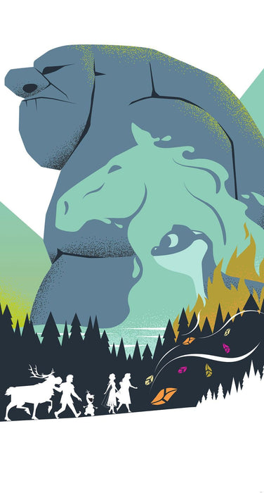 Vlies Fototapete | Frozen Adventure | Größe 150 x 280 cm