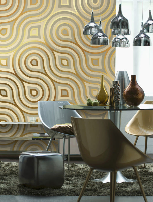 Papier Fototapete | Meander  | Größe 368 x 254 cm