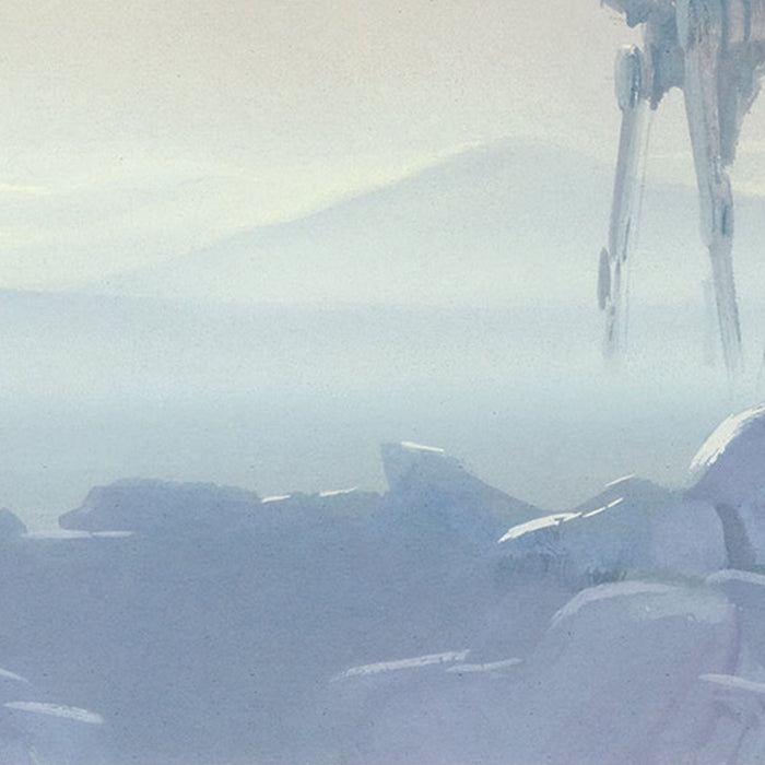 Vlies Fototapete | Star Wars Classic RMQ Hoth Battle Pilot | Größe 500 x 250 cm