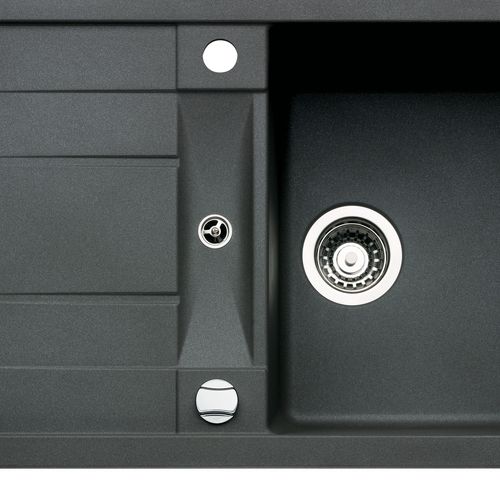 Naber | Corto 780 | Einbauspüle Küchenspüle Spülbecken | Granit metallico