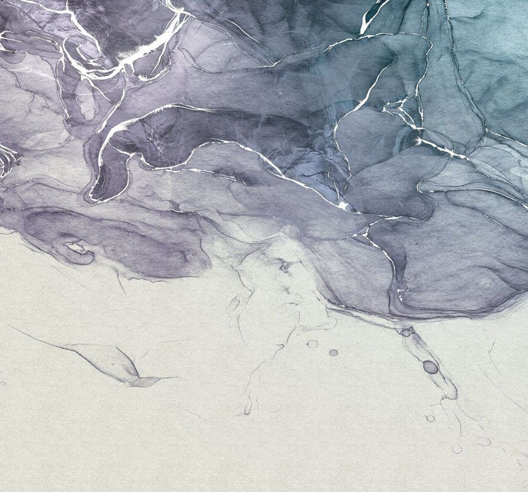 Komar | Vlies Fototapete | Ink Blue Fluid | Größe 300 x 280 cm