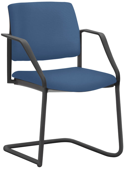 Mayer | Stapelstuhl 2518 | Blau | Gestell Schwarz