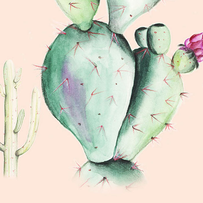 Komar | Vlies Fototapete | Cactus Rose | Größe 200 x 250 cm