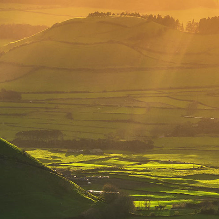 Vlies Fototapete | Crater Land | Größe 300 x 200 cm