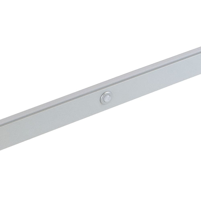 emuca Schrankstange Castor LED-Licht regulierbar 558-708 mm Sensor Alu Matt elox