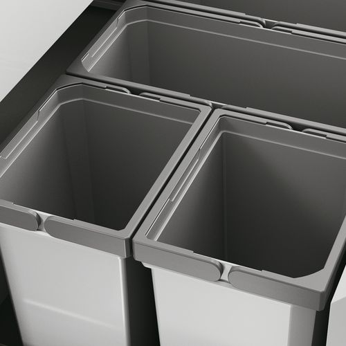 Naber | Cox® Box 350 S 1000-5 Abfallsammler für vorhandene Auszüge hellgrau