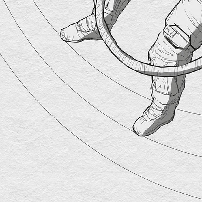 Komar | Vlies Fototapete | Extraordinary Astronauts | Größe 400 x 280 cm