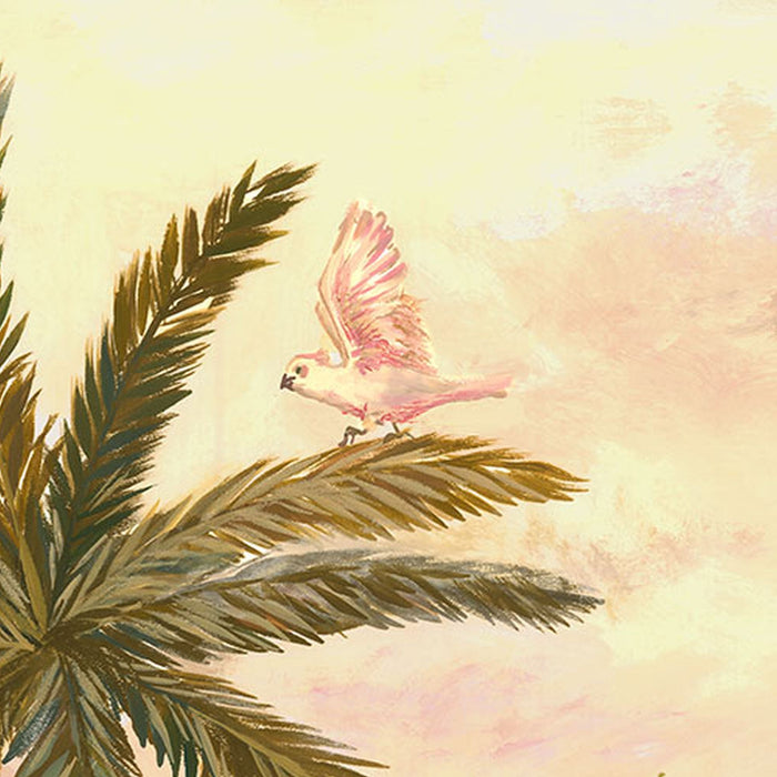 Vlies Fototapete | Tropical Vintage Garden | Größe 400 x 280 cm