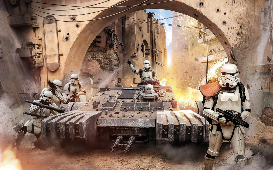 Vlies Fototapete | Star Wars Tanktrooper | Größe 400 x 250 cm