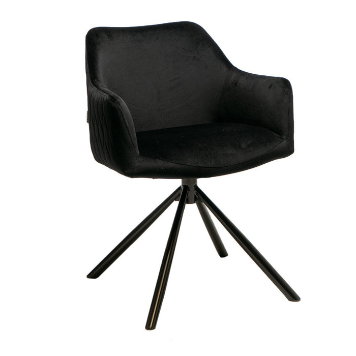 Naber | Rowa 1V | Stuhl | Gestell schwarz | Bezug schwarz
