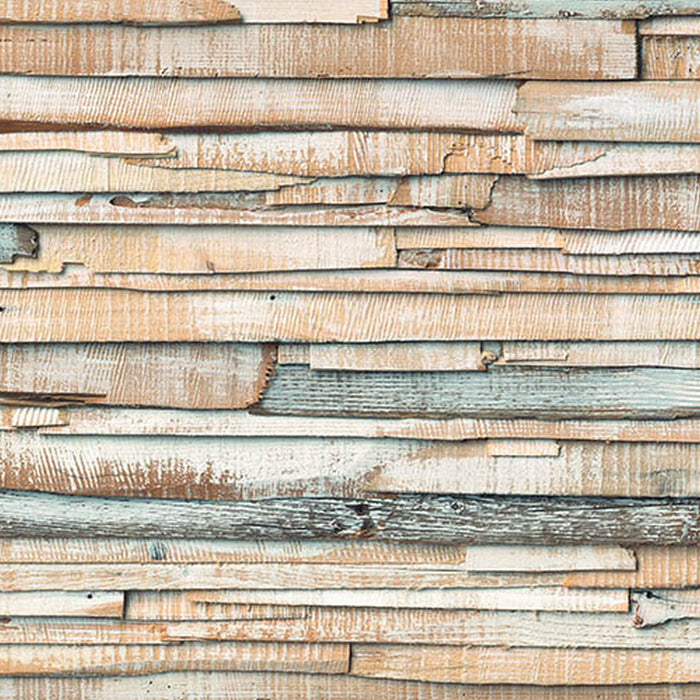 Komar | Papier Fototapete | Whitewashed Wood | Größe 368 x 254 cm