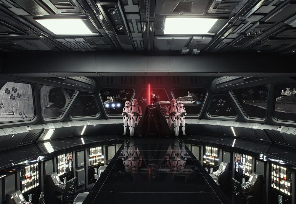 Vlies Fototapete | STAR WARS Destroyer Deck | Größe 400 x 260 cm