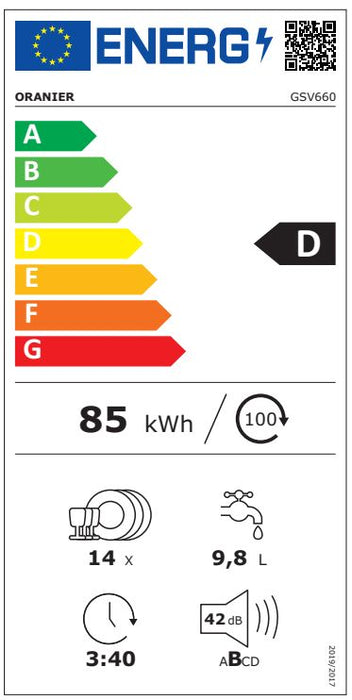 Oranier | GSV660 | Geschirrspüler
