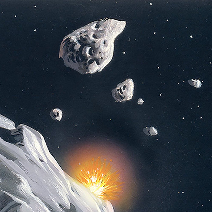 Vlies Fototapete | Star Wars Classic RMQ Asteroid | Größe 500 x 250 cm