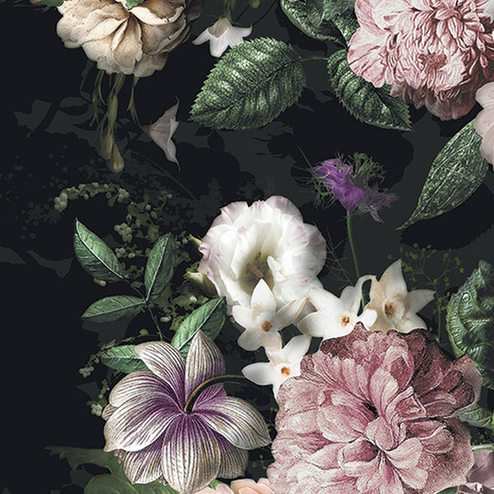 Vlies Fototapete | Victoria Black | Größe 800 x 250 cm